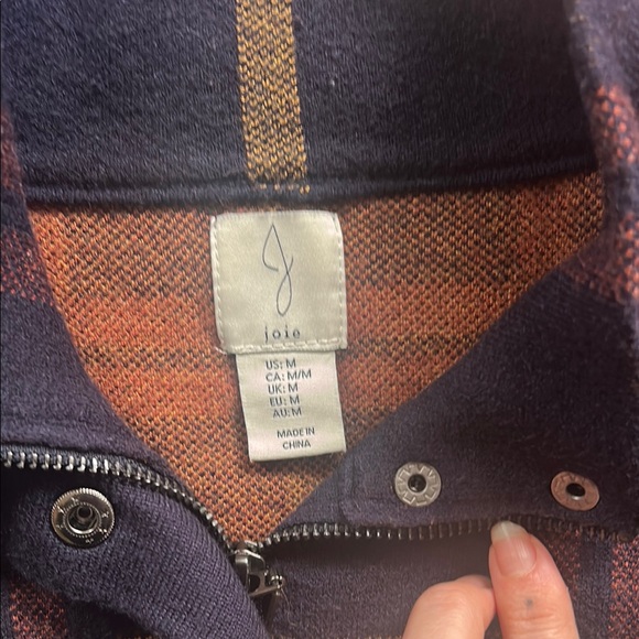 Joie Plaid sweater cardigan 🧥 super soft - Picture 3 of 3